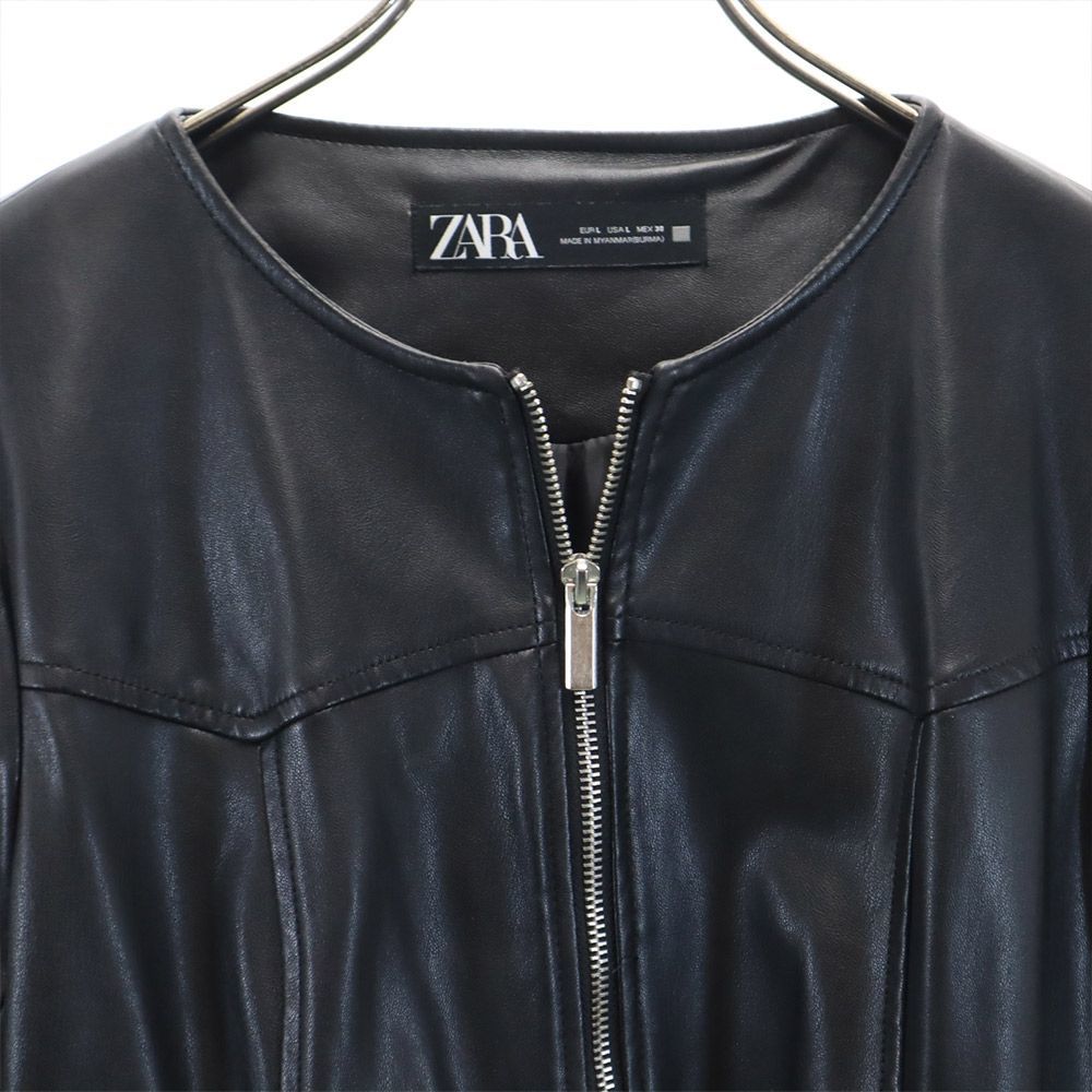 ザラ ジップジャケット L ブラック系 ZARA メンズ 240215の画像4