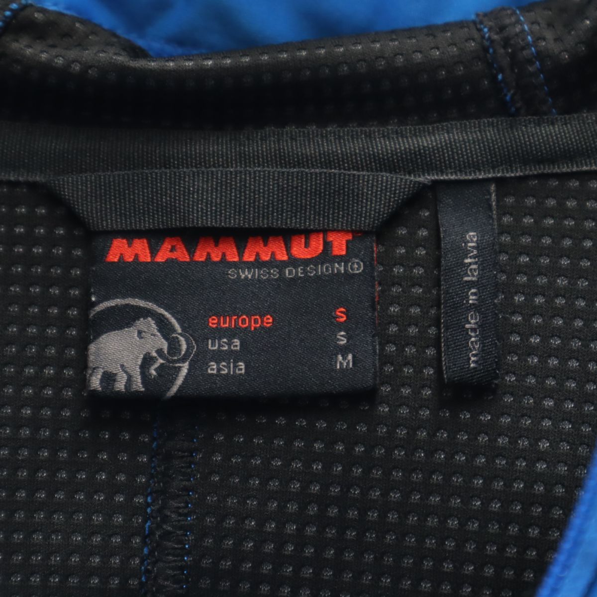 マムート アウトドア 長袖 ジップパーカー S 青 Mammut メンズ 240210_画像8