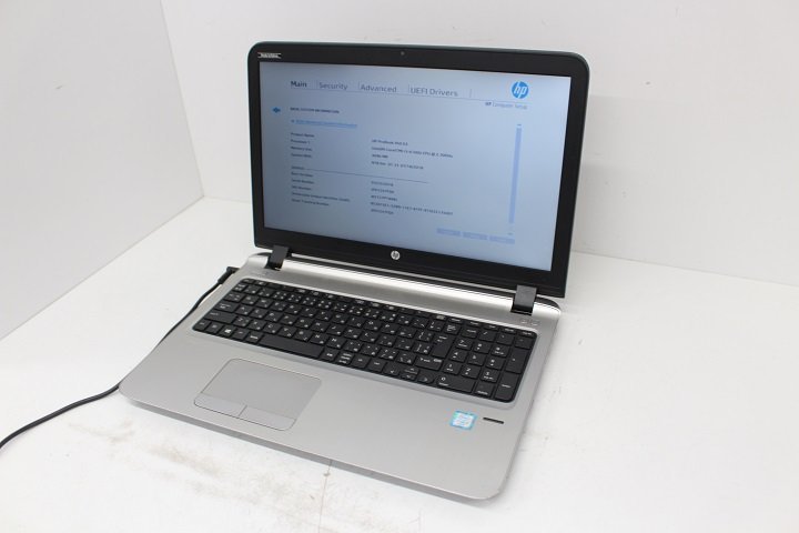 現状 ProBook 450 G3 第6世代 Core i3 6100U /4GB/15.6インチ/Wi-Fi/USB3.0/HDMI端子/Win8モデル☆_画像2