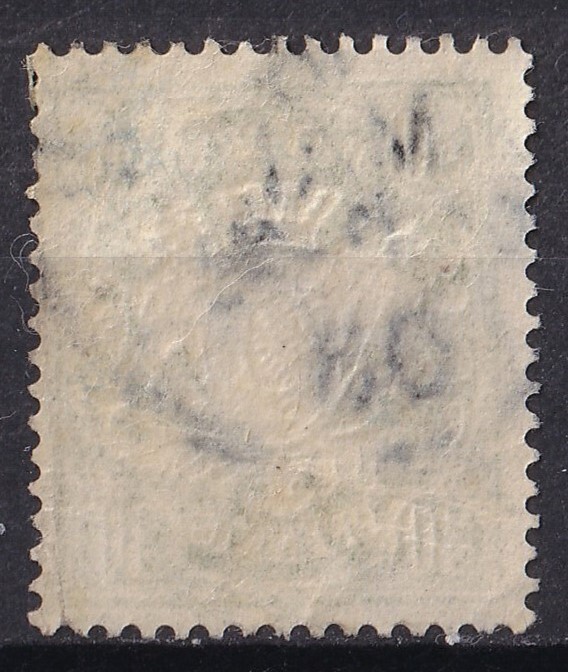 1900年旧ドイツ バイエルン 紋章図案切手 30Pf._画像2