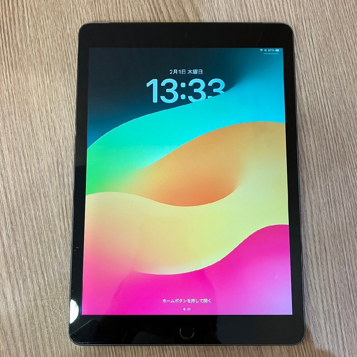 iPad 10.2インチ 第9世代 Wi-Fi+Cellular 64GB 2021年秋モデル MK473J/A SIMフリー スペースグレイ AM ABB1_画像1