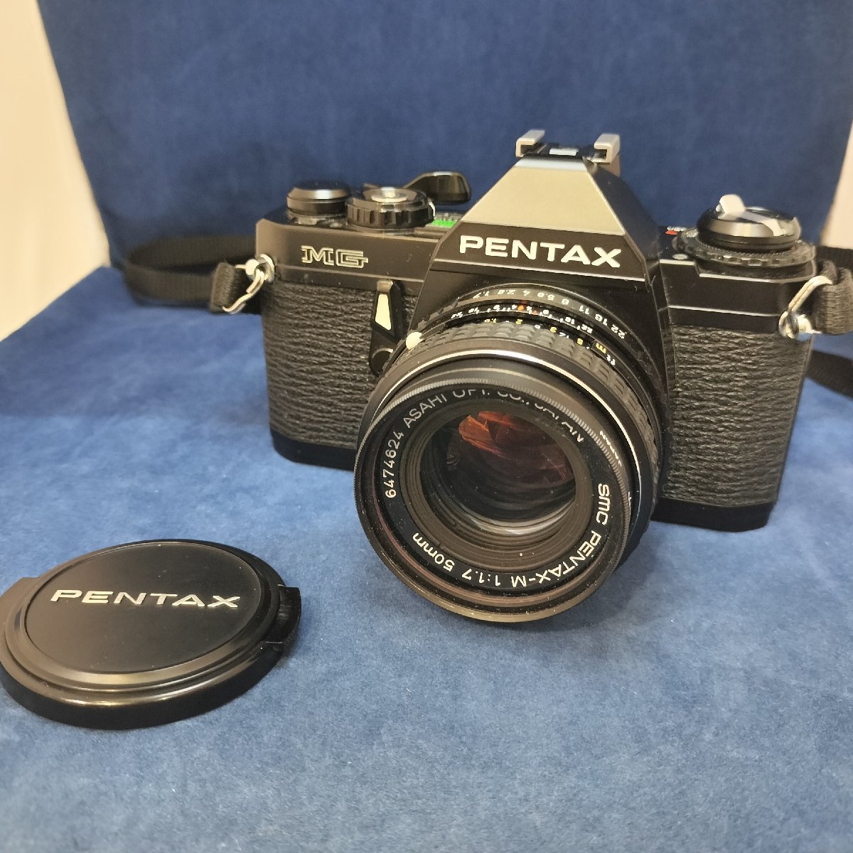 カメラ　ペンタックス　MG　本体+レンズ　ASAHI　OPT　SMC　PENTAX-M　1:1.7　50mm・SIGMA　1:4.5　f=70-210ｍｍ　PENTAX　ＹＮ　ABB2_画像2