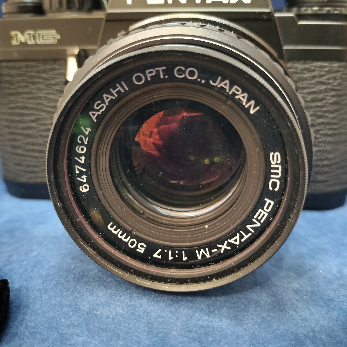 カメラ　ペンタックス　MG　本体+レンズ　ASAHI　OPT　SMC　PENTAX-M　1:1.7　50mm・SIGMA　1:4.5　f=70-210ｍｍ　PENTAX　ＹＮ　ABB2_画像3