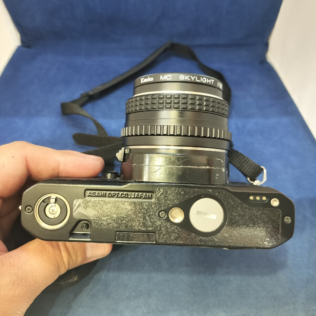 カメラ　ペンタックス　MG　本体+レンズ　ASAHI　OPT　SMC　PENTAX-M　1:1.7　50mm・SIGMA　1:4.5　f=70-210ｍｍ　PENTAX　ＹＮ　ABB2_画像6