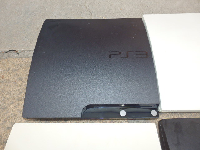 SONY ソニー PS3 本体 まとめて 4台 CECH-2000A CECH-2500B CECH-3000A プレイステーション3 ブラック ホワイト GG1569_画像3