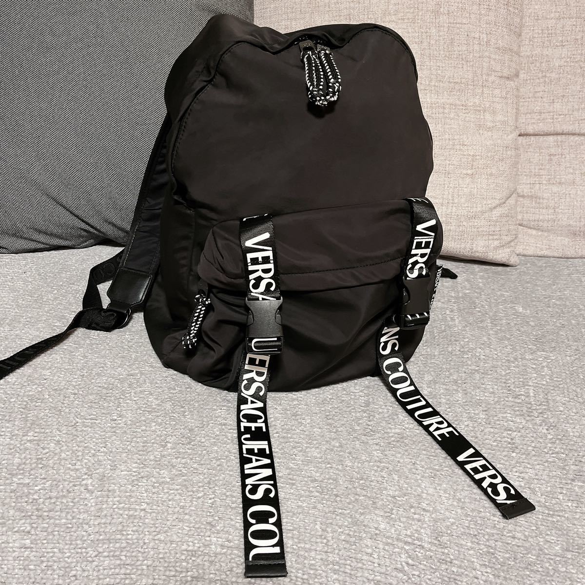 Bibian 比比昂 - ヴェルサーチ バックパック ナイロン 中古 Bibian 比比昂 - ヴェルサーチ バックパック ナイロン 中古