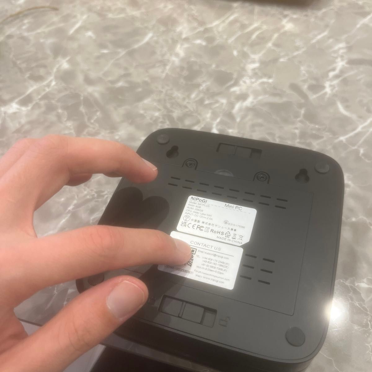 NiPoGi Mini PC電源アダプタ付き箱無 技適マークあり極力値引き NiPoGi Mini PC電源アダプタ付き箱無 技適マークあり極力値引き