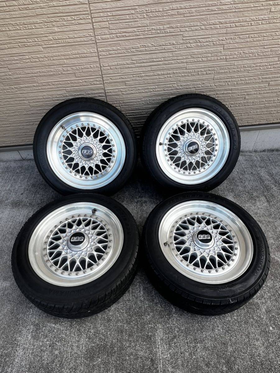 BBS メッシュ ホイール RS003 7J×16 ET25 PCD100 4穴 当時物 旧車 BMW E30 などに_画像1