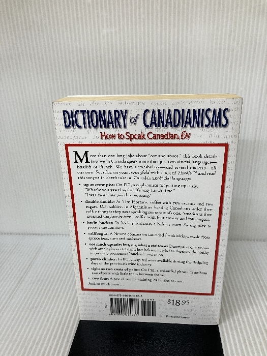 Dictionary of Canadianisms: How to Speak Canadian, Eh Folklore Publishing Telfer, Geordie_画像2