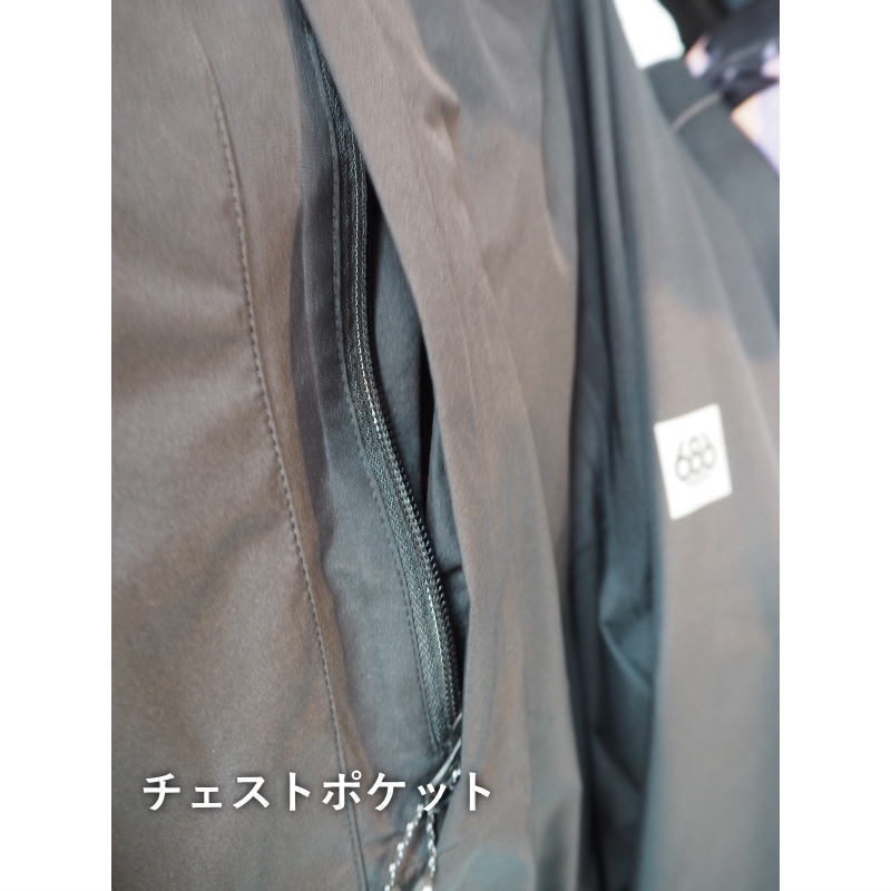 ● 686 GORE-TEX CORE SHELL JKT カラー:BLACK Lサイズ メンズ スノーボード スキー ジャケット JACKET 23-24 日本正規品_画像4