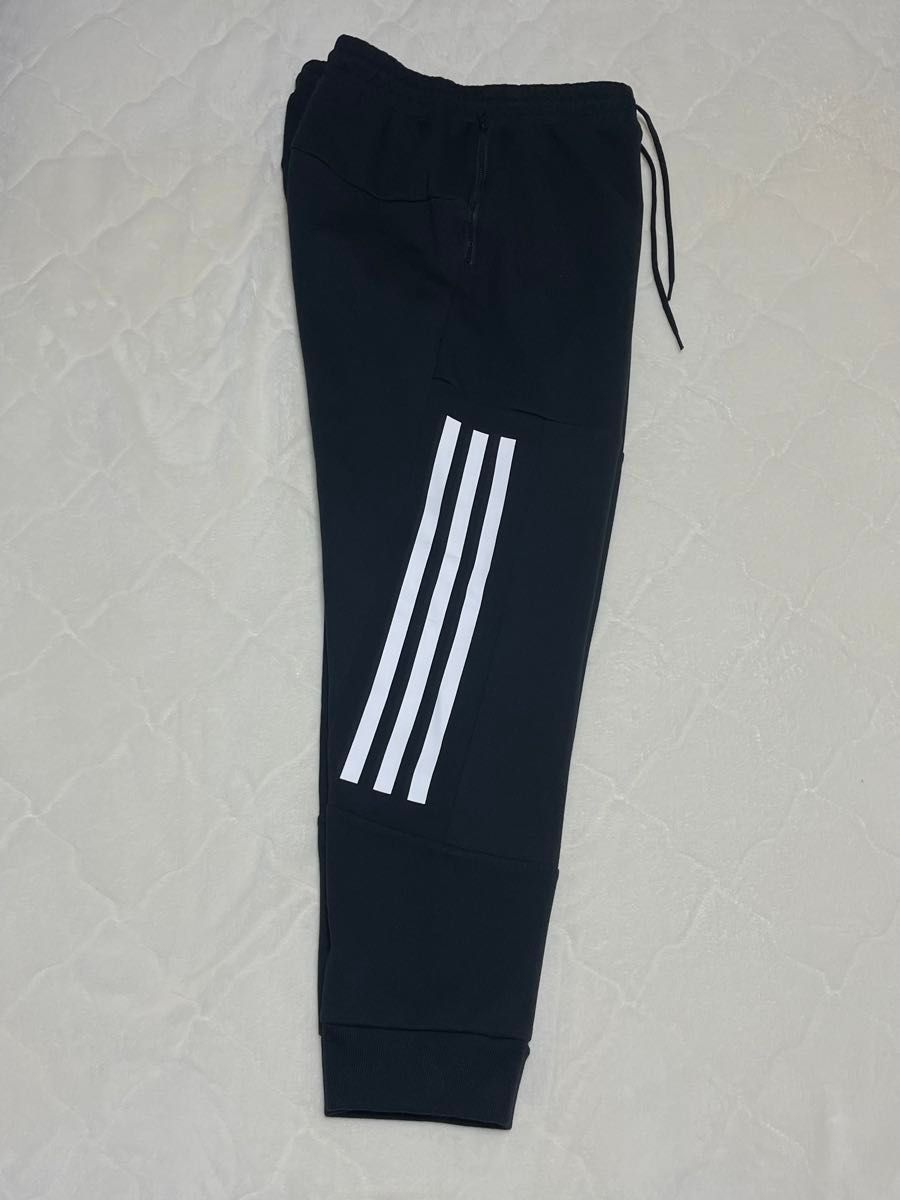 adidas アディダス スウェット パンツ トレーニング ジャージ 黒 XL