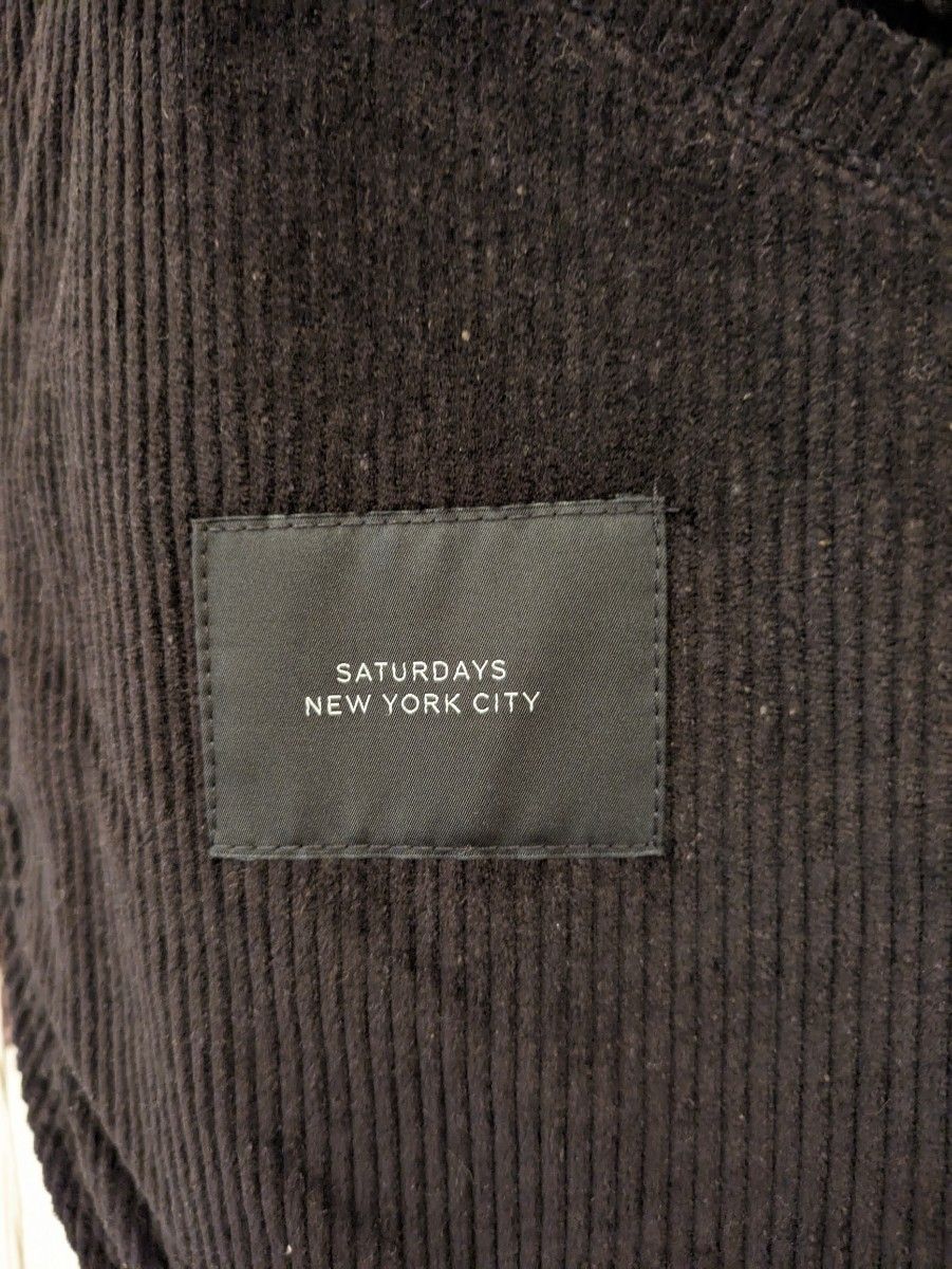 新品【SATURDAYS NYC】リバーシブルコーデュロイボアベスト