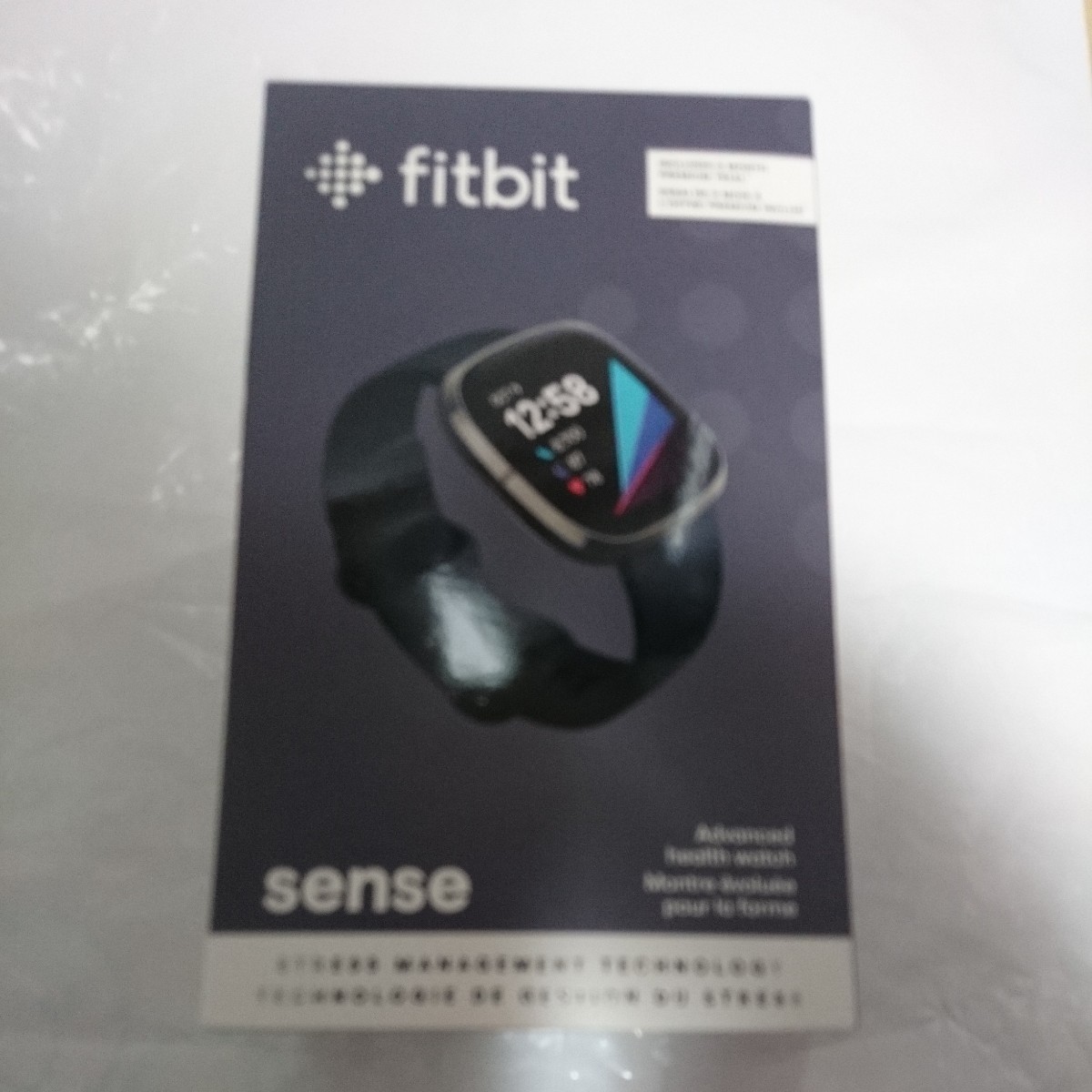 新品 fitbit（フィットビット） Fitbit Sense GPS搭載 スマートウォッチ FB512BKBK-FRCJK カーボン/グラファイト ラッピング済み、保証あり_画像5