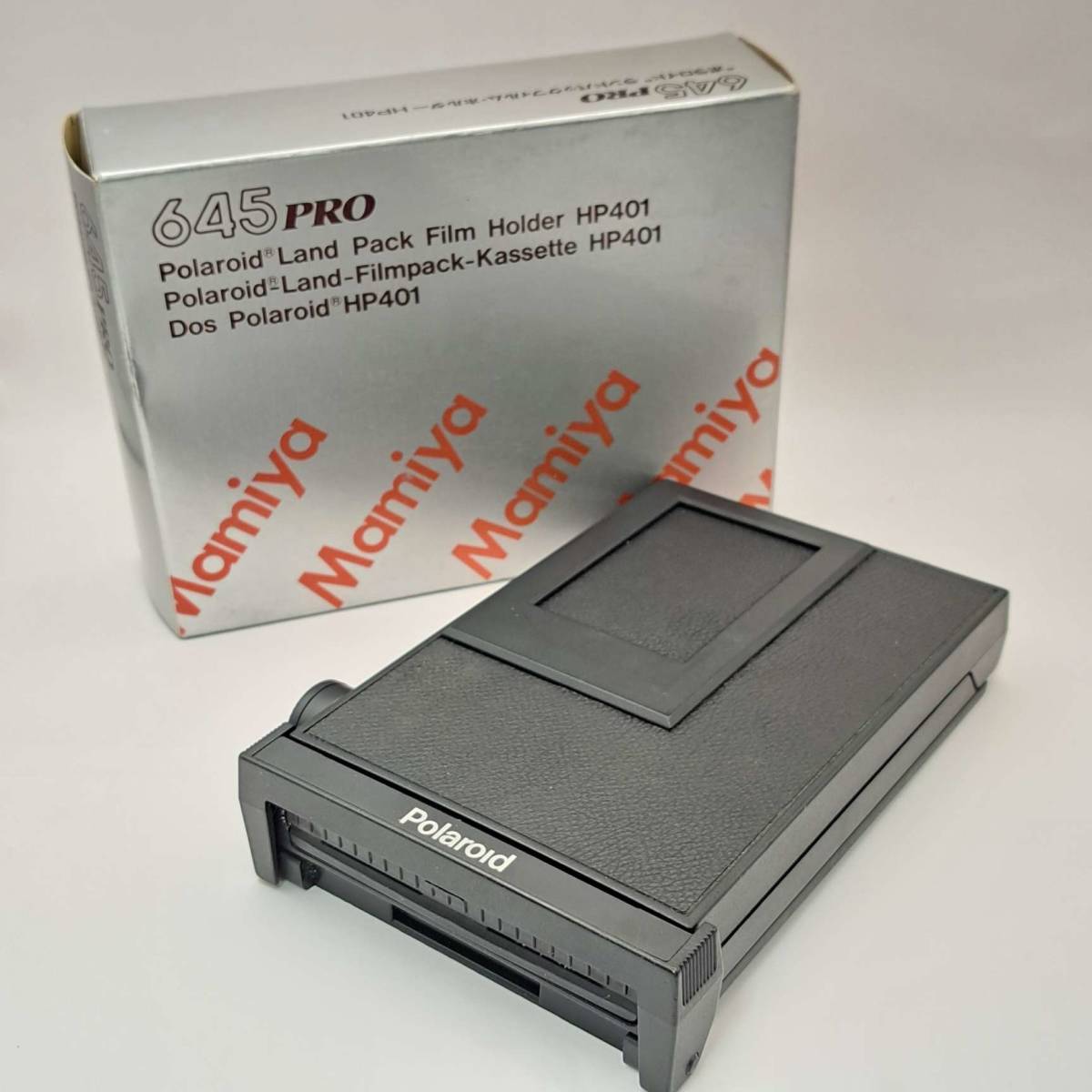 SA74現状品 Mamiya 645PRO Dos Polaroid HP401 ポラロイドカメラ 動作未確認 ジャンク_画像1