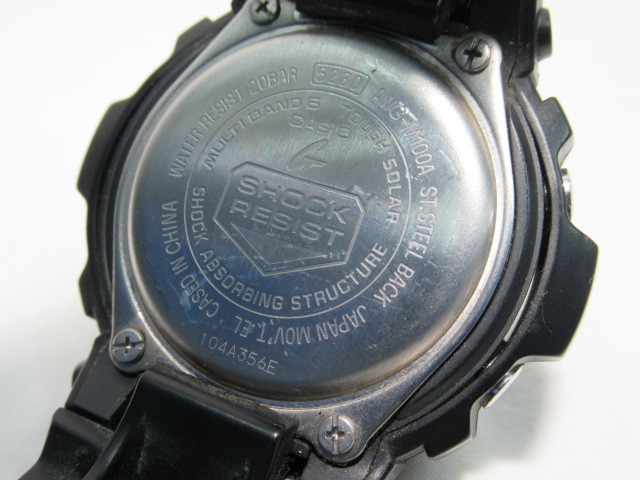 CASIO　カシオ　G-SHOCK　AWG-M100A　タフソーラー　稼働品　USED_画像8