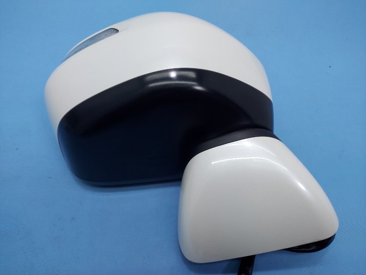 JF1 JF2 N-BOX custom right door mirror driver`s seat side operation verification settled pearl white white NH875P 9 pin 9P side turn signal N box M2