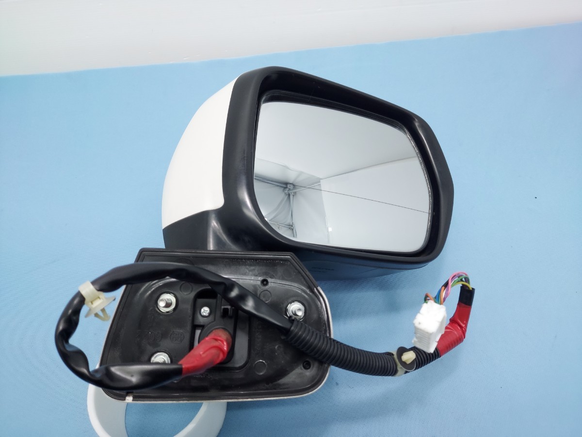 JF1 JF2 N-BOX custom right door mirror driver`s seat side operation verification settled pearl white white NH875P 9 pin 9P side turn signal N box M2