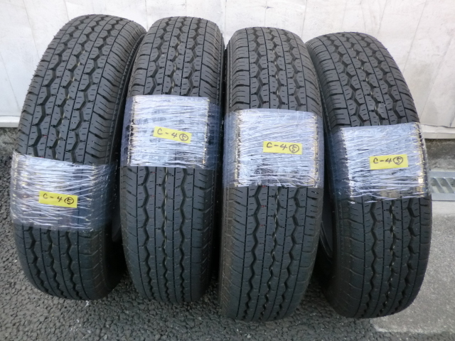 ダイナ　トヨエース等　新品時のイボイボまだ見えます　ブリヂストン　RD-613　2023年製　145/80R13　88/86N　LT　4本セットC-4⑤