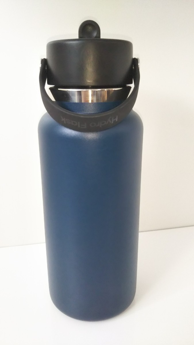 1246送料500円 ハイドロフラスク HYDRO FLASK 32oz ワイドマウス ブルーネイビー系 水筒_画像2