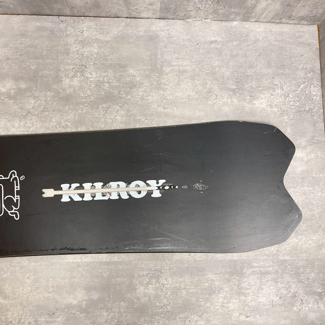 【良品】スノーボード板のみ　メンズ　BURTON　Kilroy　Pow　155　ブラック　人気　ヤフオク　バートン_画像4