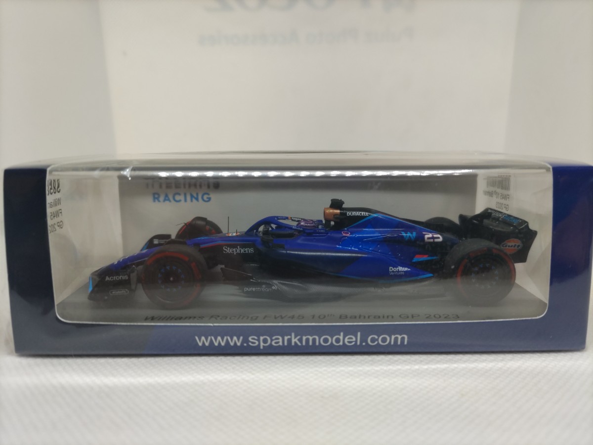 ウィリアムズ FW45 アルボン バーレーンGP 2023 スパーク 1/43_画像2