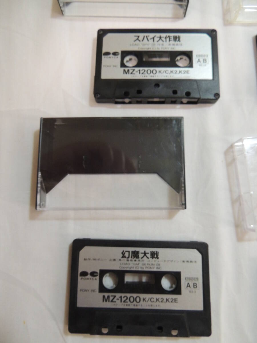 【レトロゲーム】SHARP　X1　カセットテープ　ソフト　6本セット【ジャンク品】_画像3