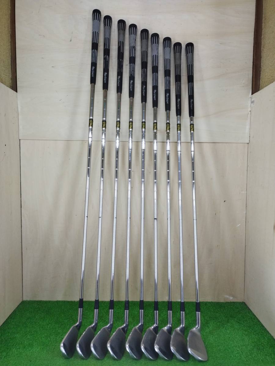 Macgregor TITAN OUERSIZE マグレガー 3番～9番/PW/SW アイアン9本セット 純正スチールシャフト フレックスS_画像10