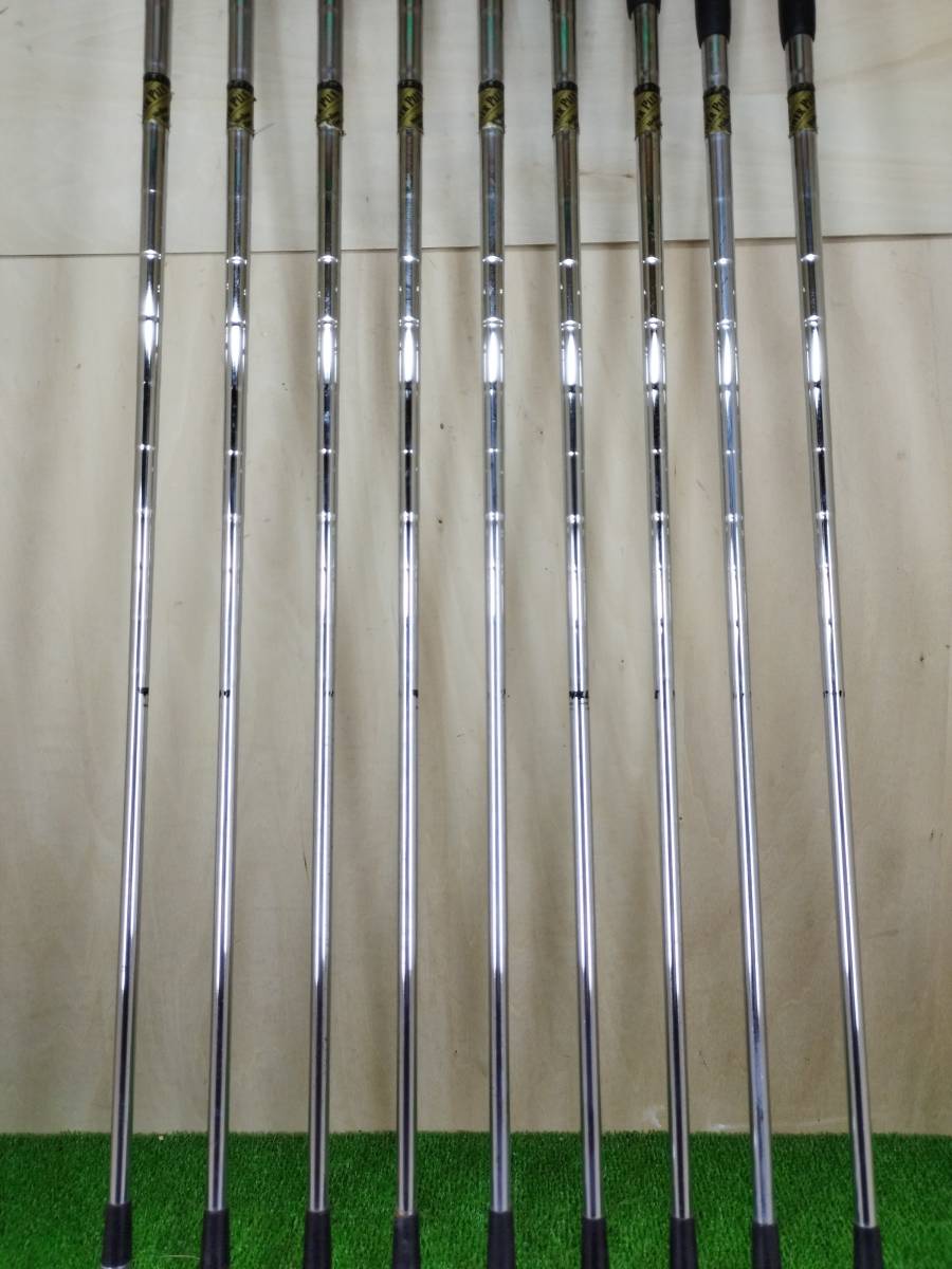 Macgregor TITAN OUERSIZE マグレガー 3番～9番/PW/SW アイアン9本セット 純正スチールシャフト フレックスS_画像5