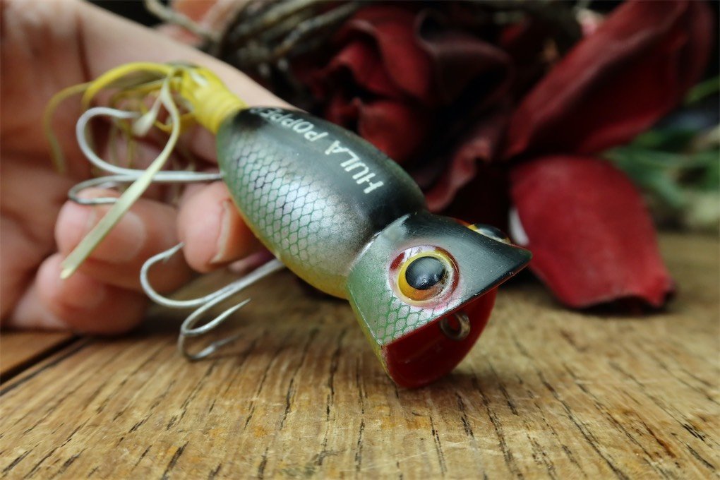 ARBOGAST HULA POPPER アーボガスト フラポッパー 5/8oz / HEDDON 道楽 ザウルス ZEAL バルサ50 ハトリーズ UMCO 昭和アングラーに_画像8