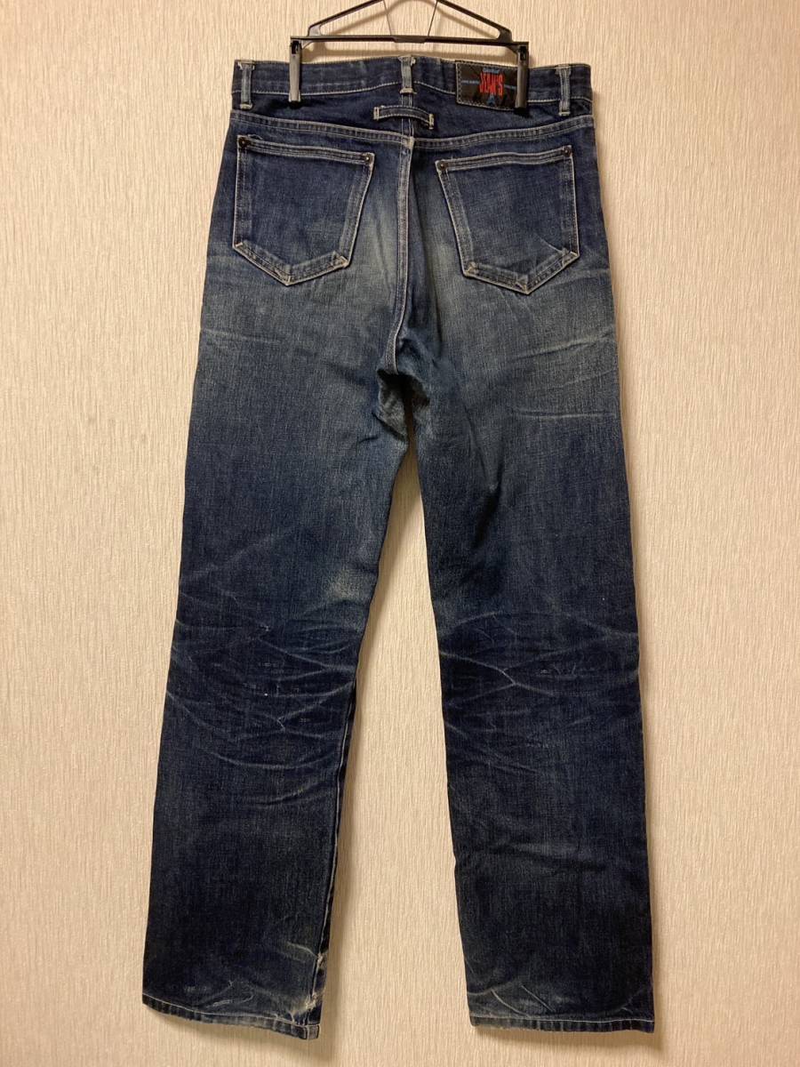 ●Gaultier Jean’s ゴルチェジーンズ デニムパンツ （W75cm） オンワード 日本製 ビンテージ 色落ち ヒゲ 蜂の巣 ハチノス_画像4