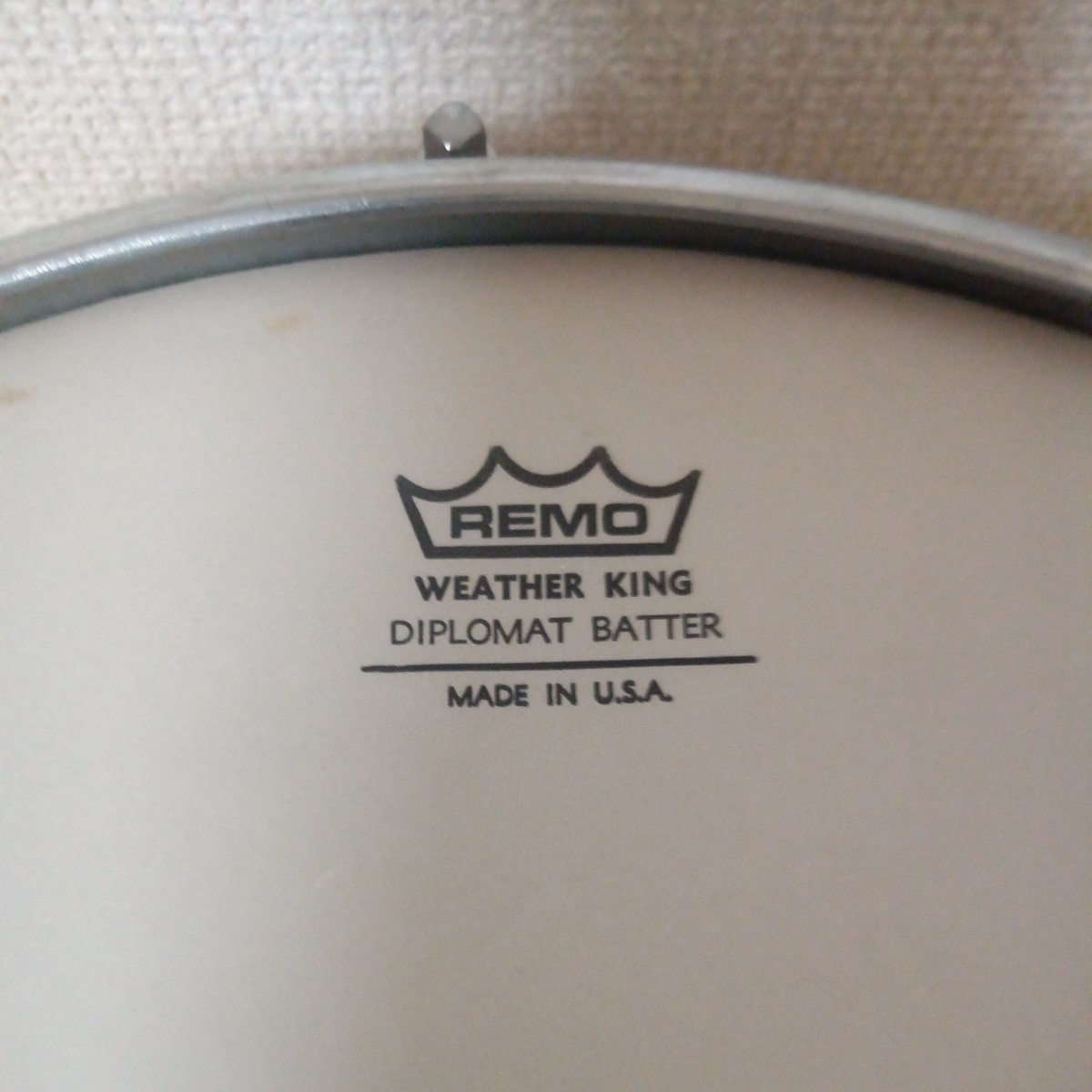 ★スネアドラム★打楽器 REMO VAleNCIA 日本制. 詳細不明【中古/現状品】の画像2