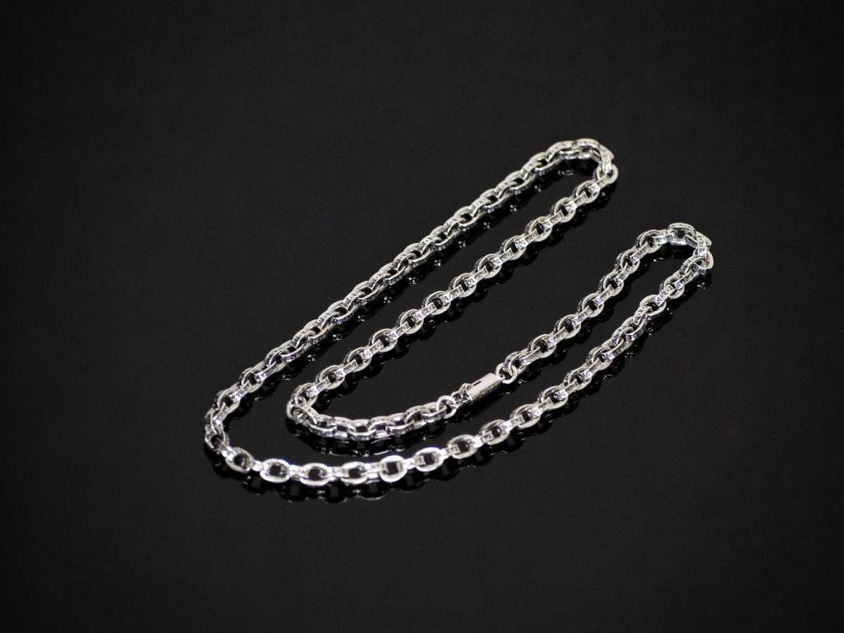 55センチ シルバー925 ペーパーチェーンネックレス シルバー 55センチ シルバー925 ペーパーチェーンネックレス シルバー
