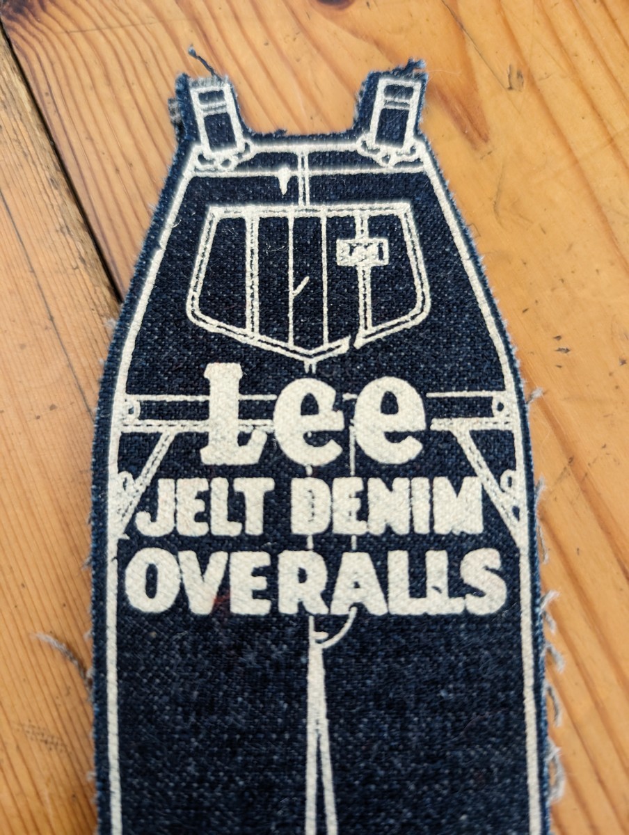 lee JELT DENIM 50s デッドストック バナー しおり 販促品 非売品 当時物 リーライダース オーバーオールズ LeeRIDERS 希少_画像2