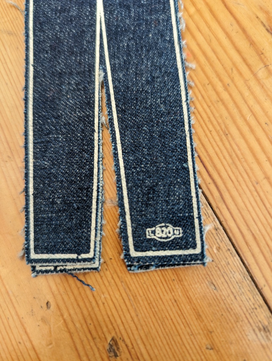 lee JELT DENIM 50s デッドストック バナー しおり 販促品 非売品 当時物 リーライダース オーバーオールズ LeeRIDERS 希少_画像3