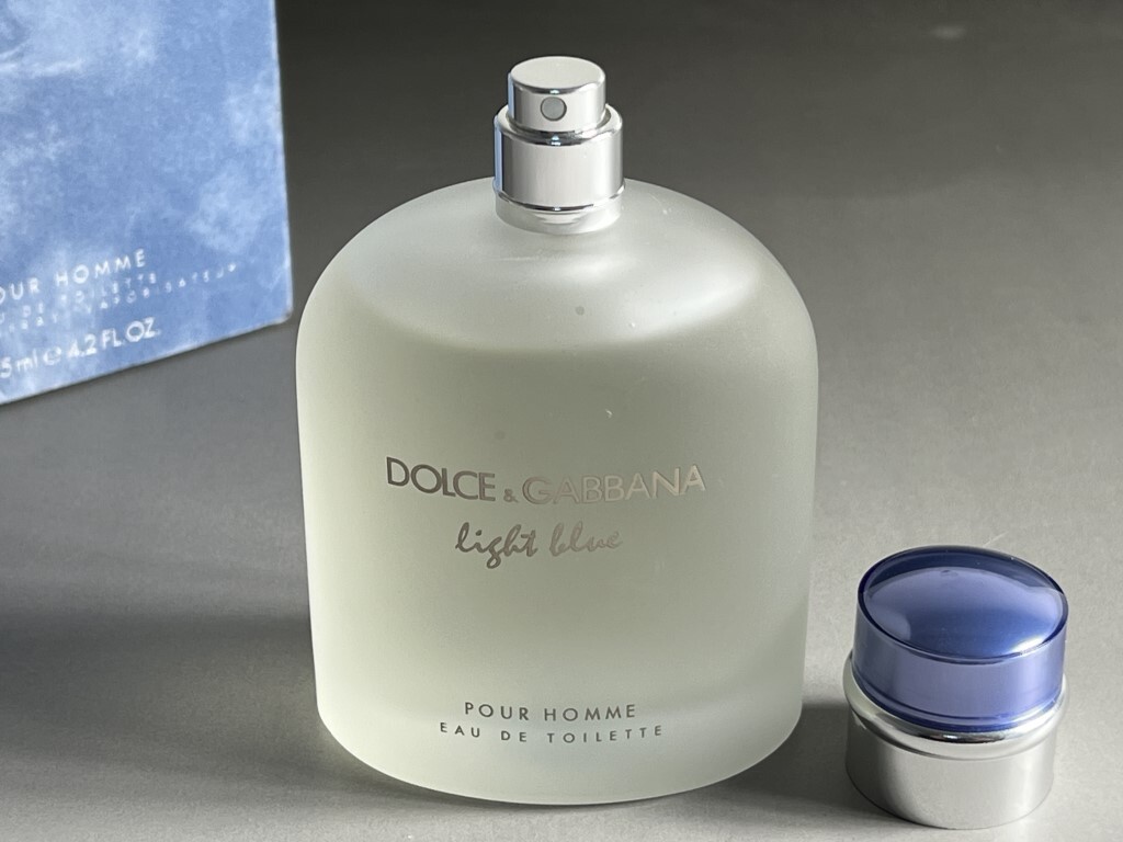 60226【匿名配送】香水 ドルチェ&ガッバーナ DOLCE&GABBANA ライトブルー プールオム オーデトワレ 125ml _画像3