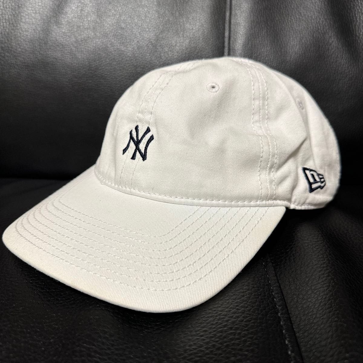 NEW ERA ニューエラ ミニロゴ NY キャップ 帽子 白 ホワイト