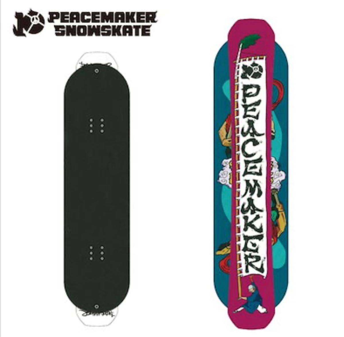 PEACEMAKER/ピースメーカー snowskate/スノースケート TWIN/ツイン 1000mm artwork by en freefoot スノスケ フリーフット_画像1