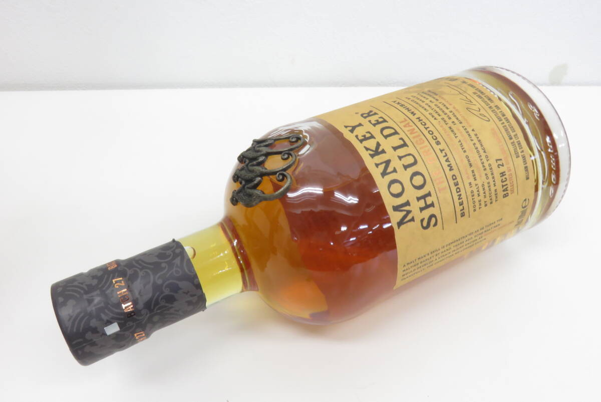 1954 ロ602-203　ウイスキー　モンキーショルダー　MONKEY SHOULDER　スコッチ　お酒　700ml 40%　未開栓 古酒　80_画像3