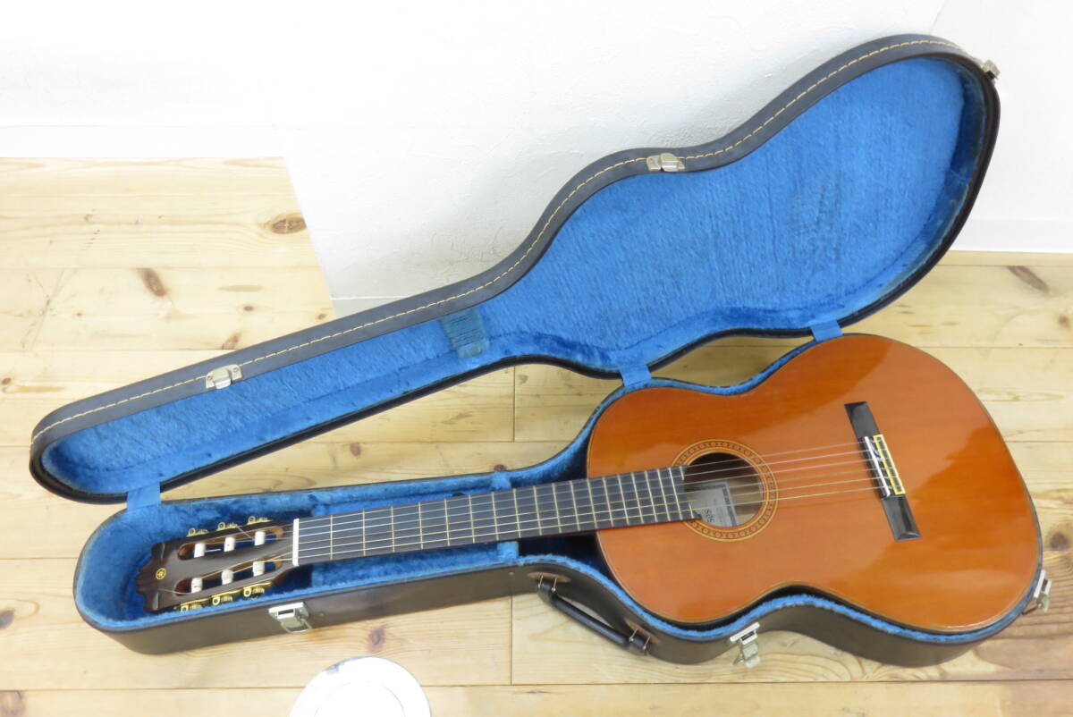 15848 新602-273　ギター　ヤマハ　C-50S　YAMAHA　クラシックギター　クラギ　ミニギター　本体 ケース　中古品　佐川160_画像1
