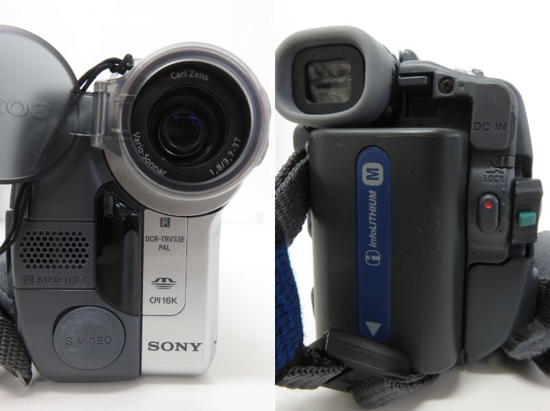 15788 久602-190　SONY　DCR-TRV33E　ビデオカメラ　本体 説明書　ハンディカム　ビデオカメラレコーダー　映像機器　中古品　ヤ80_画像2