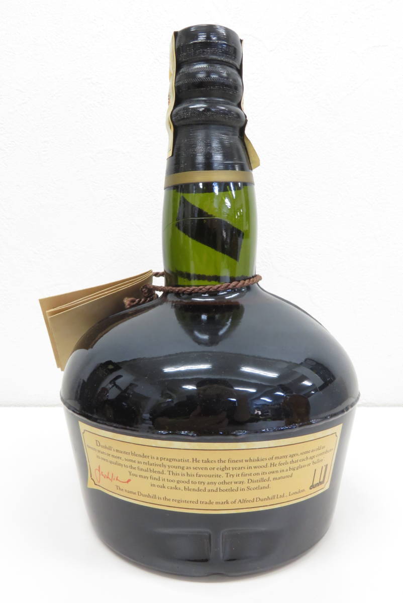 1934 新602-037　お酒　ダンヒル ウイスキー　dunhill　OLD MASTER　スコッチ ウイスキー　750 ml 43%　未開栓 古酒　60_画像2