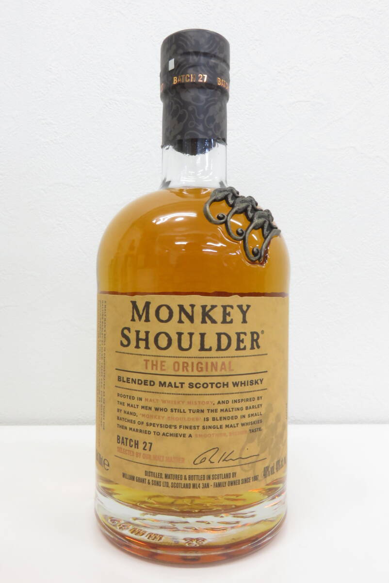 1954 ロ602-203　ウイスキー　モンキーショルダー　MONKEY SHOULDER　スコッチ　お酒　700ml 40%　未開栓 古酒　80_画像1