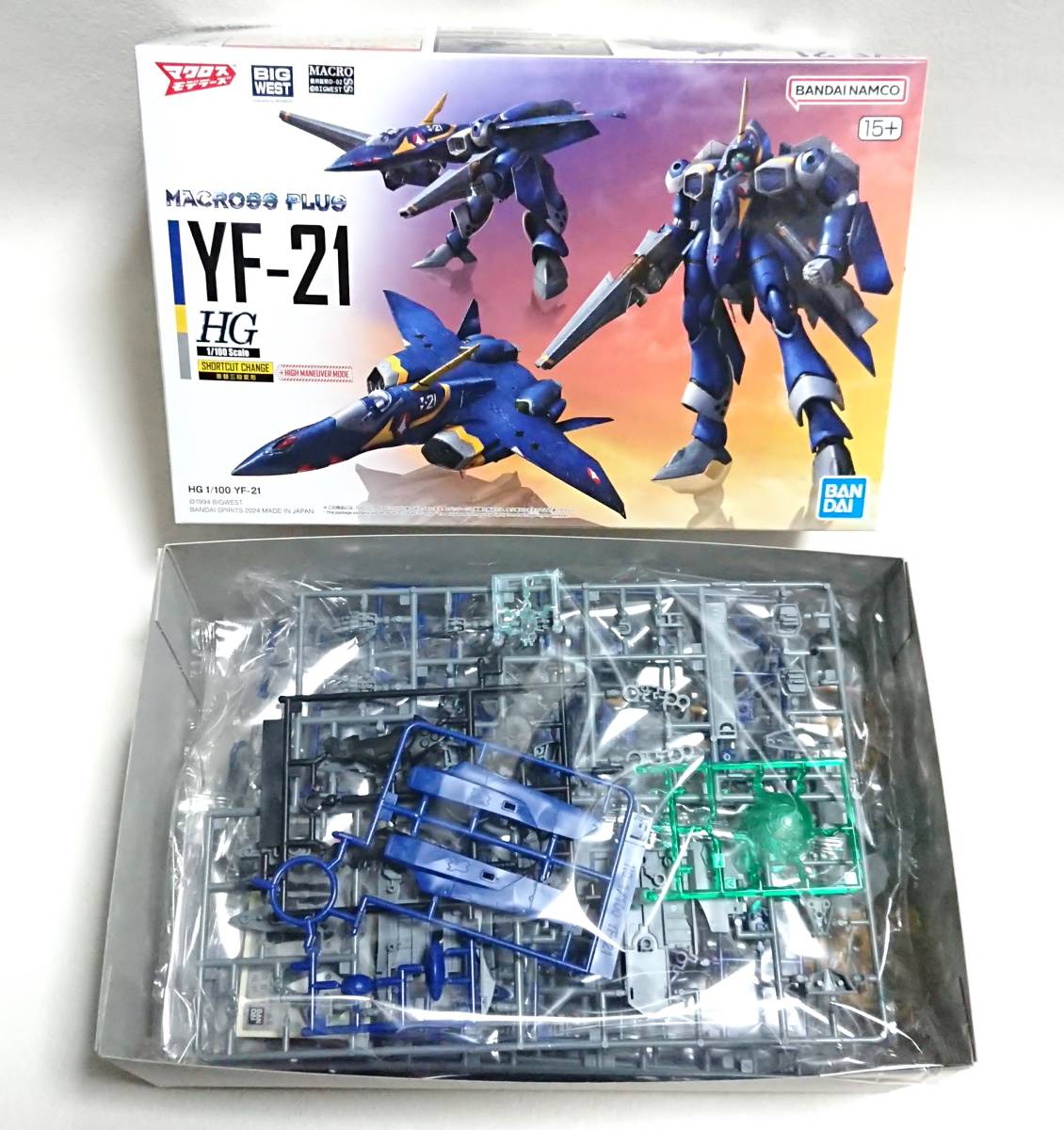 HG 1/100 YF-19 & YF-21 & 専用水転写式デカール セット　マクロスプラス_画像9