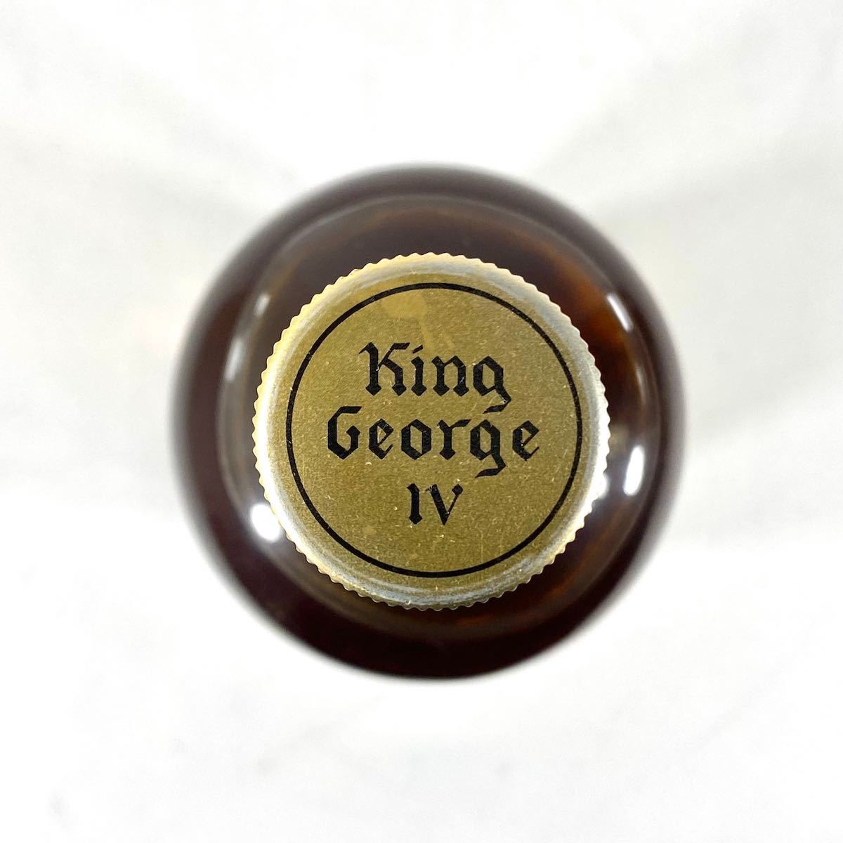 ☆未開栓☆King George Ⅳ BLENDED SCOTCH WHISKY 43度 760mlキングジョージ 四世 4世 ウイスキー 古酒 特級 RK_画像5