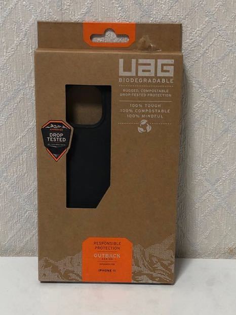 602i1909 URBAN ARMOR GEAR iPhone 11(6.1インチ)対応耐衝撃ケース OUTBACK(環境配慮素材使用) ブラック 【日本正規代理店品】 