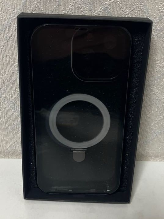 602i1980 iPhone15ProMax 用 ケース 覗き見防止 iPhone 15 Pro Max ケース MagSafe対応 ワイヤレス充電対応 全面カバー ( 黒)_画像2