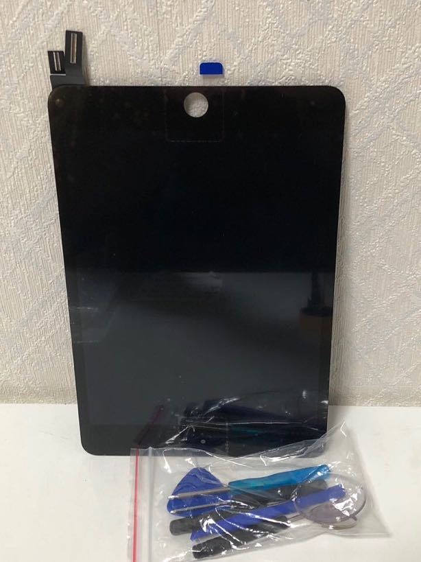 602i1938 Kayyoo iPad Mini 4 (2015年モデル) 適用 フロントパネル 液晶パネル A1538 A1550 LCD 修理パーツ 粘着テープと修理工具付き