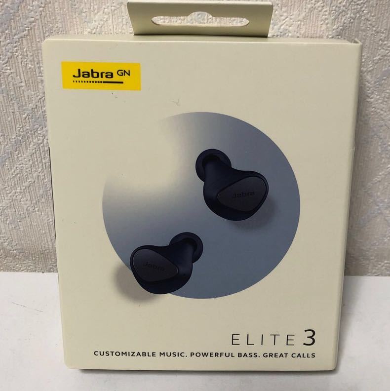 602i2905 Jabra(ジャブラ) [Amazon.co.jp限定]Elite 3 ネイビー ワイヤレスイヤホン bluetooth [国内正規品] Apt-X IP55 遮音設計 _画像1