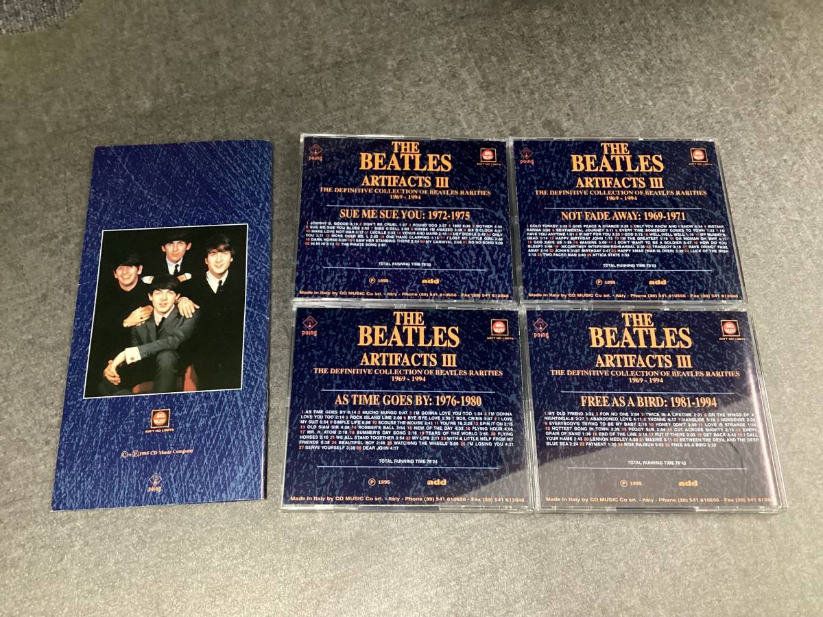 ビートルズ☆4CD BOX☆Artifacts III☆Definitive Collection of Beatles Rarities 1969-1994☆BIGBX 009☆詳しくは写真を～_画像4