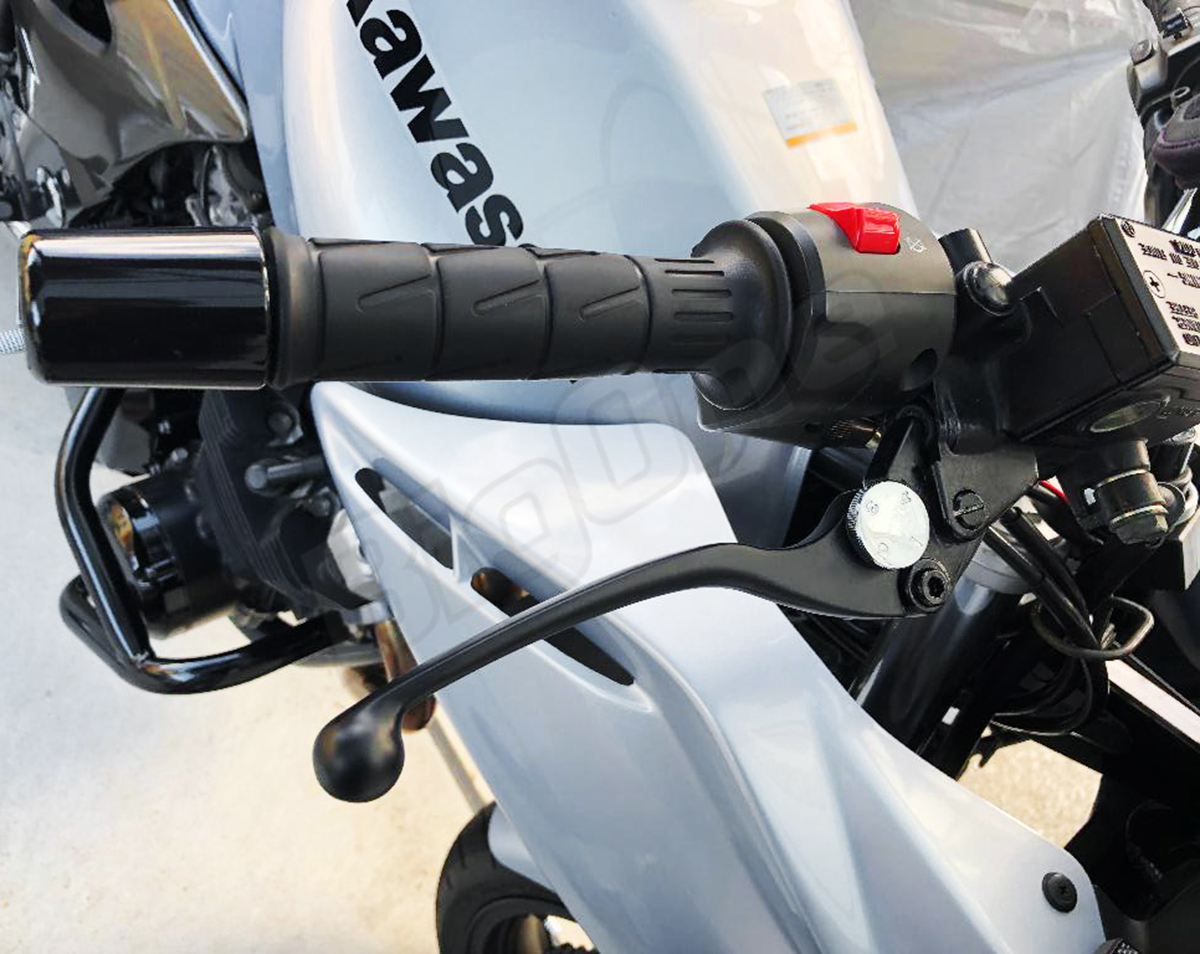 BigOne 純正 Type ZRX400 バリオス バリオスII ZXR250 ZXR250R KR-1S KR-1R エストレア ブレーキ レバー 黒 ブラック_画像10